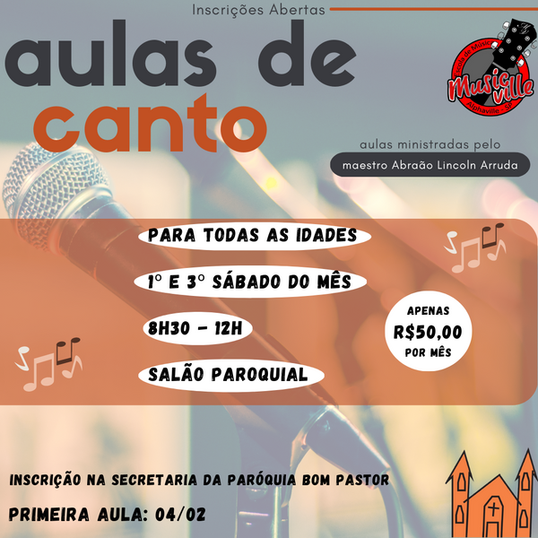 Aulas de Canto